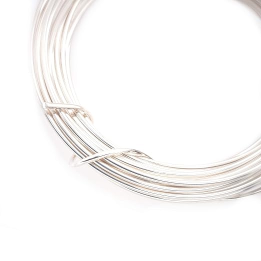 CRAFT WIRE 18 Gauge, 925 Sterling Silver Wire Half Hard Made in USA - 10FT | - Image 4