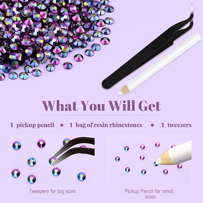 6000PCS 4mm Resin Jelly Rhinestones in Bulk, Bedazzling Flatback Crystals - Image 6