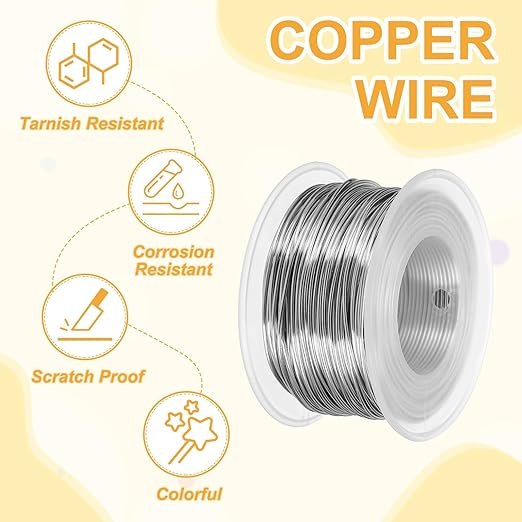 uxcell 18 Gauge / 1mm Anodized Aluminum Wire for Jewelry Craft Making, 102 Feet Bendable Flexible Wire for DIY Home Decor Gardening Sculpture, Silver