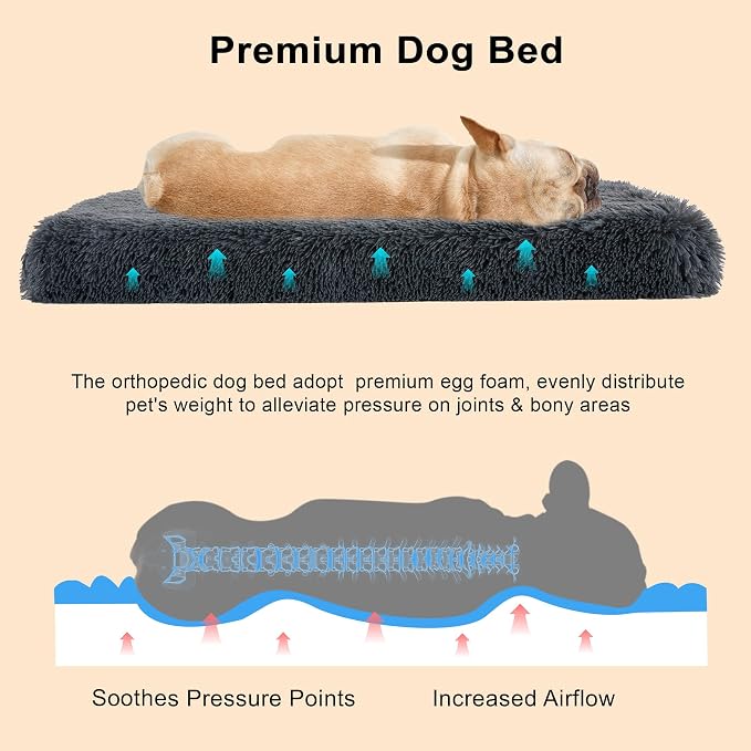 Fluffy Orthopedic Dog Beds for Large Dogs - Image 4