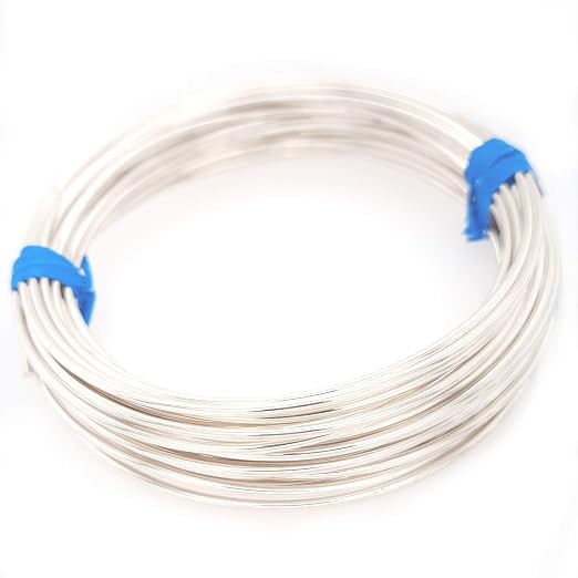 CRAFT WIRE 20 Gauge, 925 Sterling Silver Wire Half Hard Made in USA - 25FT | - Image 6