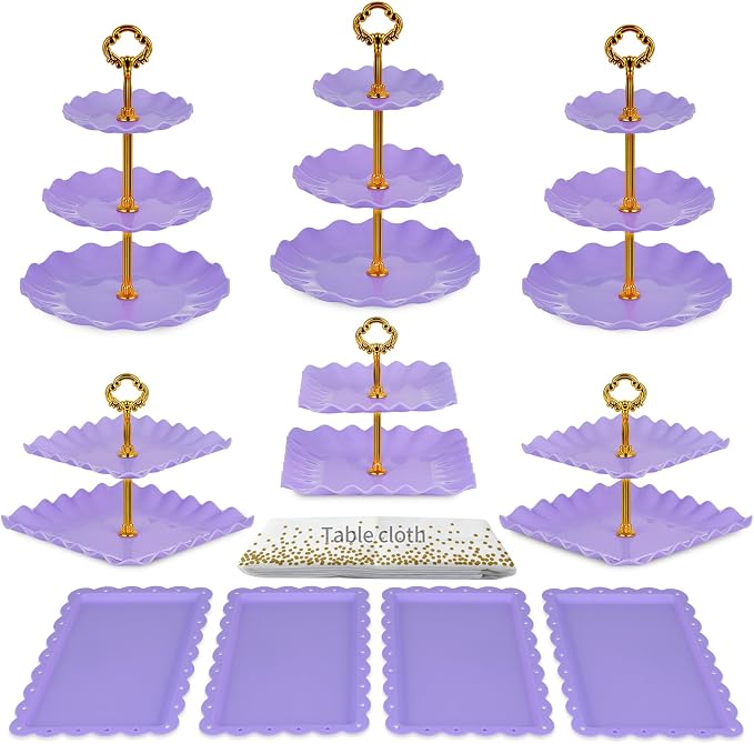 Pack of 11 NWK Cake Stand Set, - Image 6