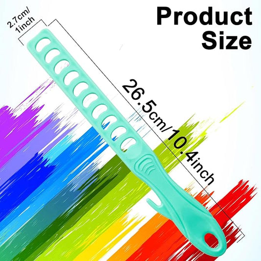 20 Pack Paint Stir Sticks, Plastic Reusable 10” Paint Stirring Rod for Art Project, Green Mixing Tool Painting Primer Epoxy Resin Chemical Liquid Glue DIY