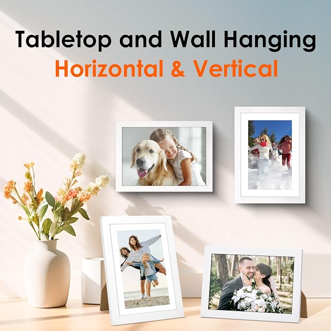 FIXSMITH 5x7 Picture Frame Set of 2, Photo Frame - Image 6