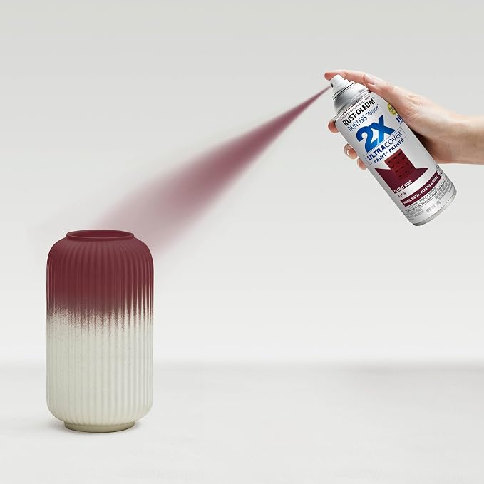 Rust-Oleum Painter's Touch 2X Ultra Cover Spray Paint, Satin Claret Wine | - Image 6