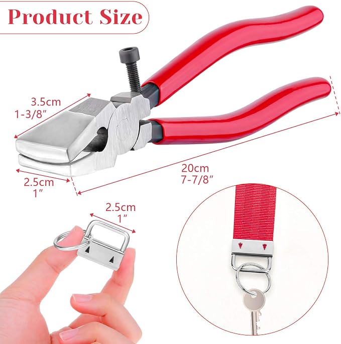 Key Fob Hardware Set, Shynek 50PCS Lanyard Key Fob Hardware 1 Inch - Image 5