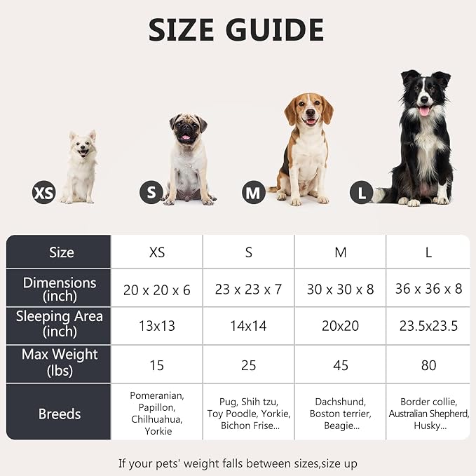 MIXJOY Orthopedic Dog Bed Comfortable Donut Cuddler Round Pet Beds Ultra Soft - Image 5