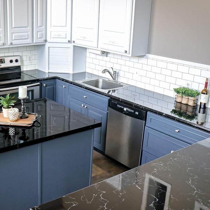 Giani Marble Easy Epoxy Countertop Paint Kit (Belgotta Black)