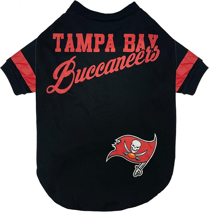 Pets First Tampa Bay Buccaneers Dog & Cat T-Shirt by PETSFIRST