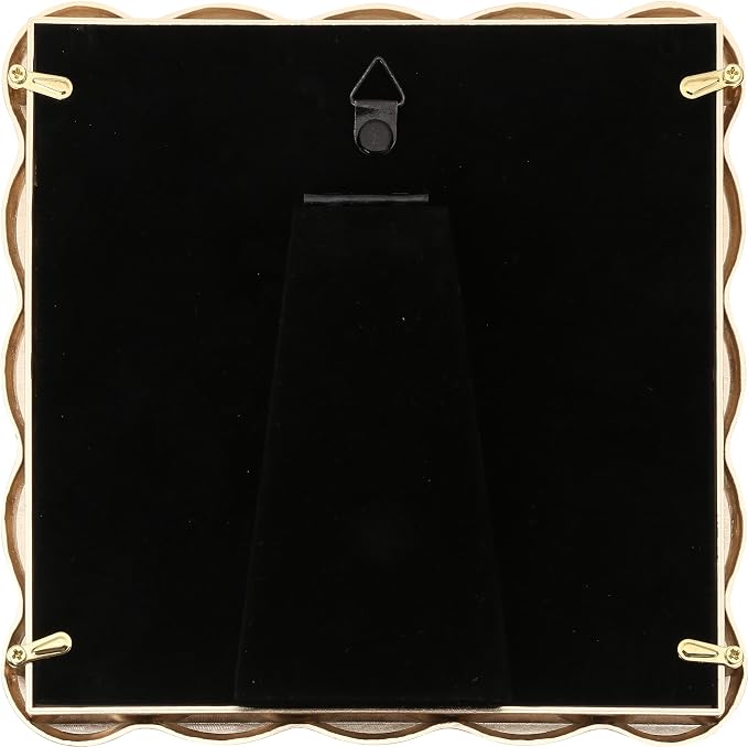 Gold 6x6'' Wave Design Photo Frame - Image 7