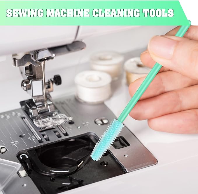 20 Pcs Nook and Cranny Sewing Machine Cleaning Brushes - Image 3