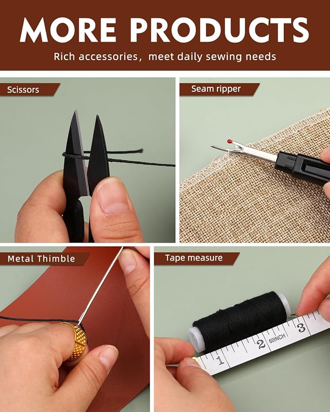 BAGERLA Heavy Duty Sewing Kit, Needle and Thread Kit - Image 5