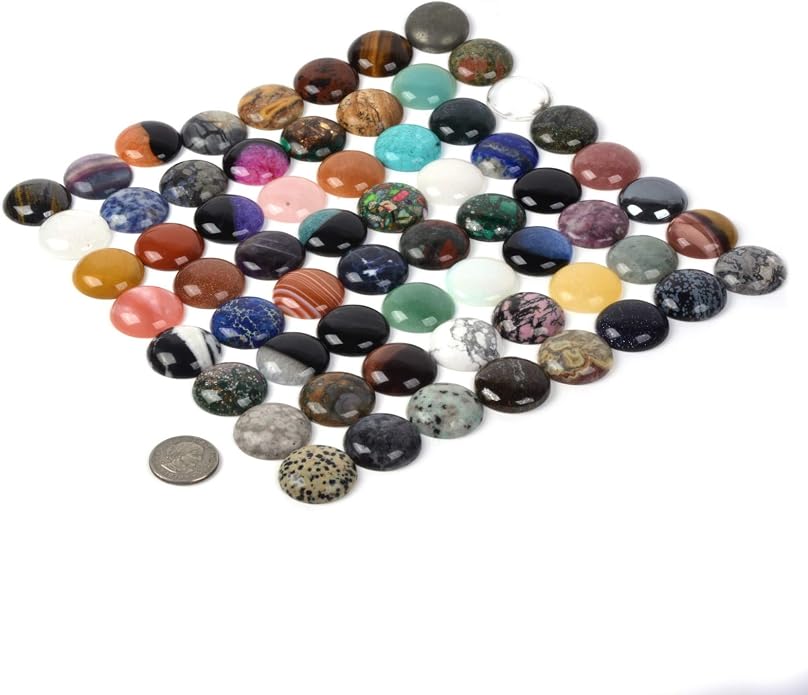 Wholesale Lot Multi-color Gemstone Round Oval Cab Cabochon - Image 3