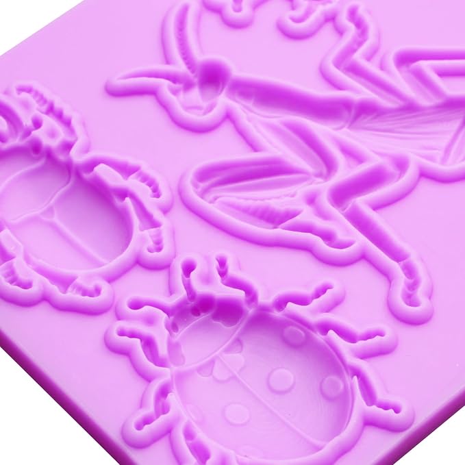 Insect Bug Beetle Fondant Silicone Mold Set of 3 - Image 9