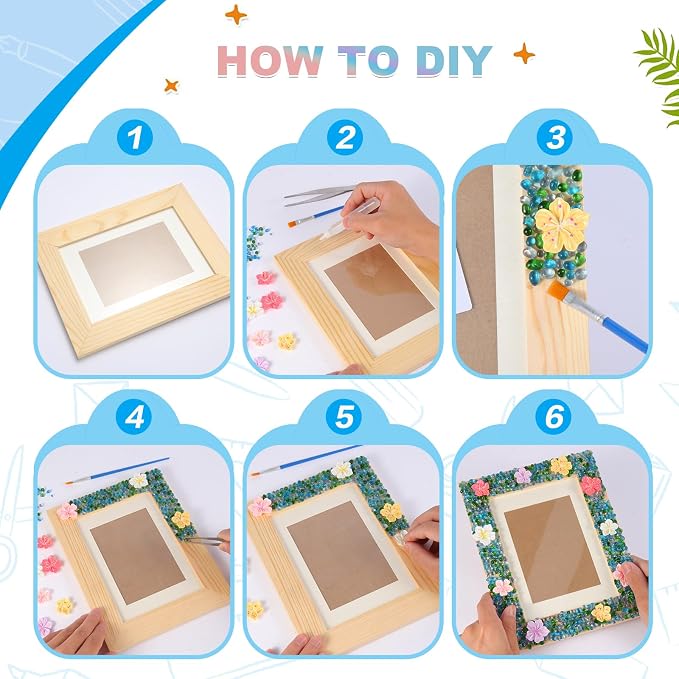 DIY Mosaic Picture Frame Craft Kit - Image 4