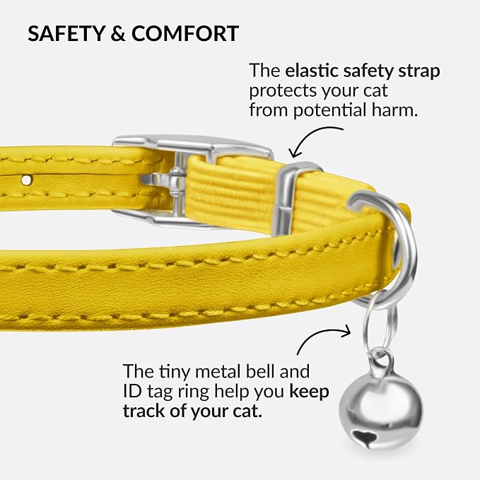 CollarDirect Leather Cat Collar - Image 3