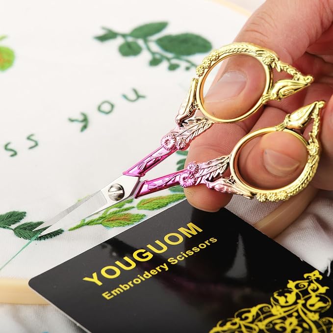 YOUGUOM Sewing Embroidery Scissors – Small Precision Detail Scissor - Image 3