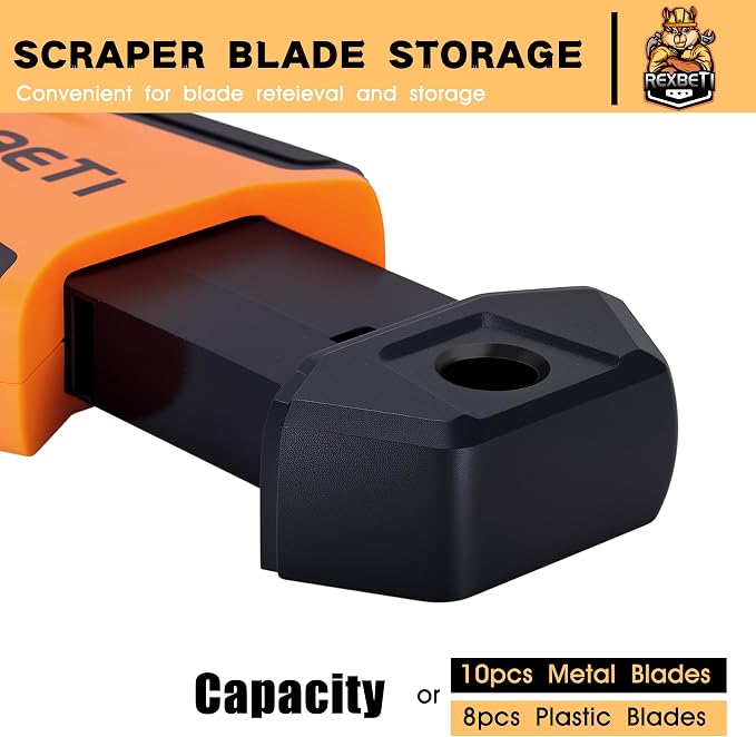 REXBETI Razor Blade Scraper Tool, 2 Pack Razor Scraper - Image 7