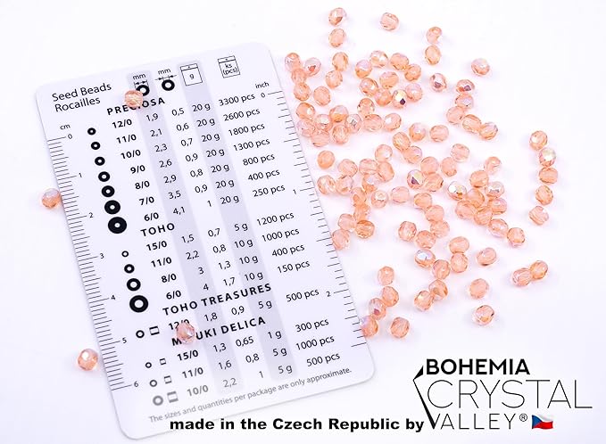 100 pcs of Faceted Fire Polished Pressed Czech Glass Beads 4mm (0.16in), 70120-28701 Pink Rosaline AB