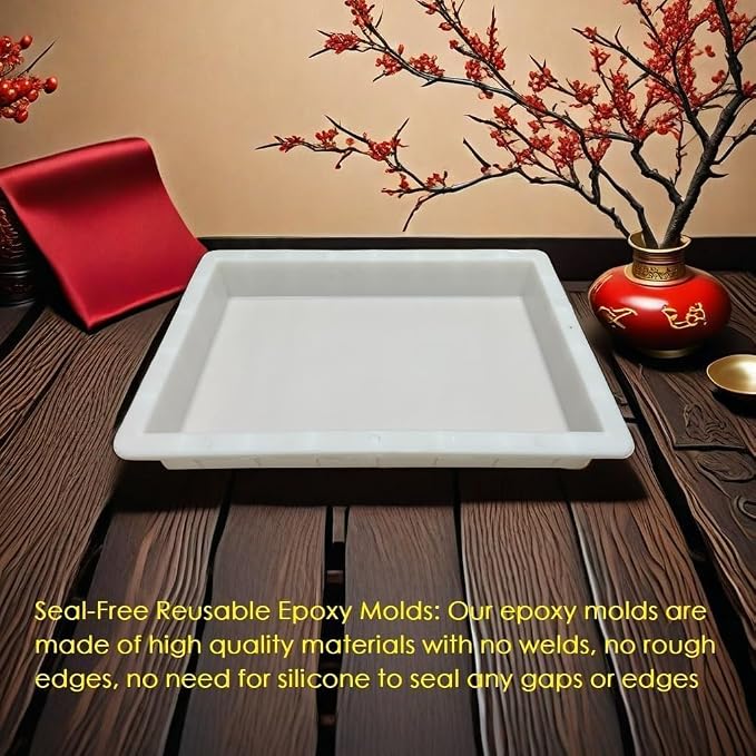 2Pcs Epoxy Resin Mold with Clamping System 39x19.6x3 inches 19.6x11.8x3 inches - Image 5