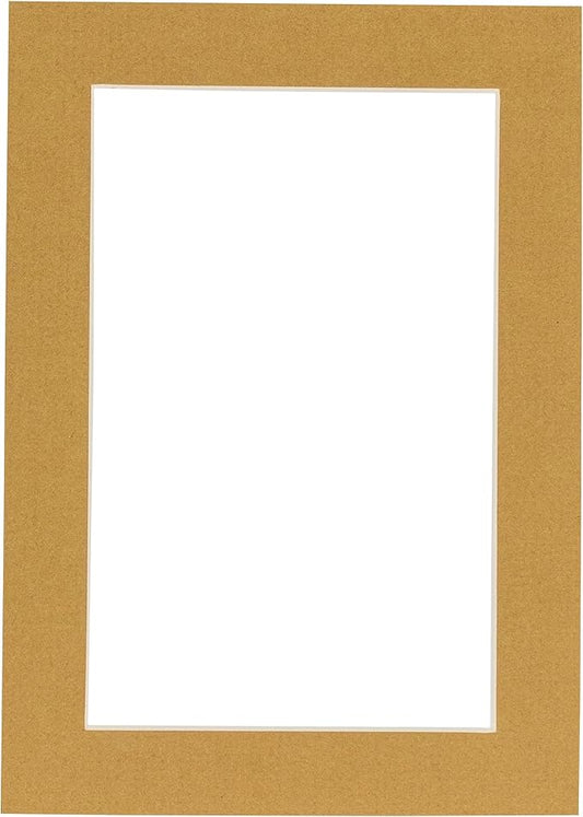 11x14 Mat for 8.5x11 Photo - Precut Rattan Beige Picture Matboard for Frames Measuring 11 x 14 Inches - Bevel Cut Matte to Display Art Measuring 8.5 x 11 Inches - Acid Free ONE MAT