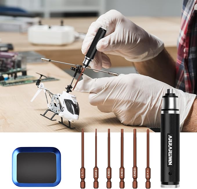 9Pcs RC Car Tool Kit 6 in 1 Hex Screwdriver Set - Image 6