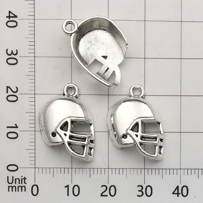 Youdiyla 60PCS Football Theme Charms Collection - Image 3