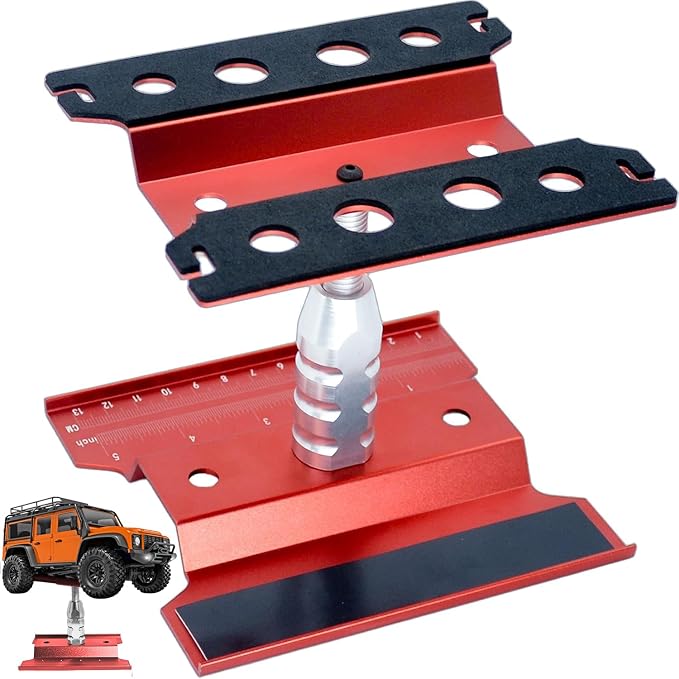 RC Car Repair Work Stand Lift Lower Adjustable Workstation Aluminum 360 Degree by Rcthjia