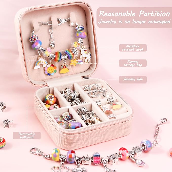 UFU Charm Bracelet Making Kit, Jewelry Making Kit Craft Gift - Image 3