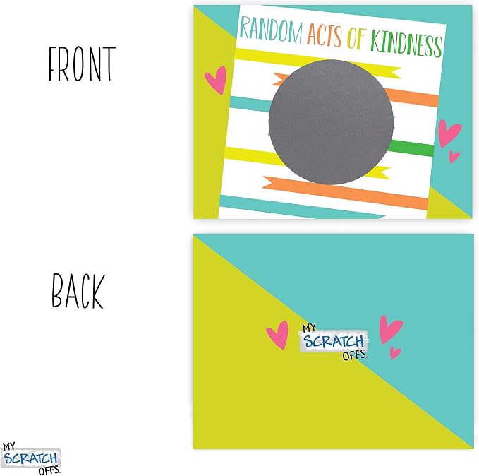 Make Your Own DIY Scratch Off ScratchNotes 20 Pack 3x4 Note Cards & Stickers - Image 5