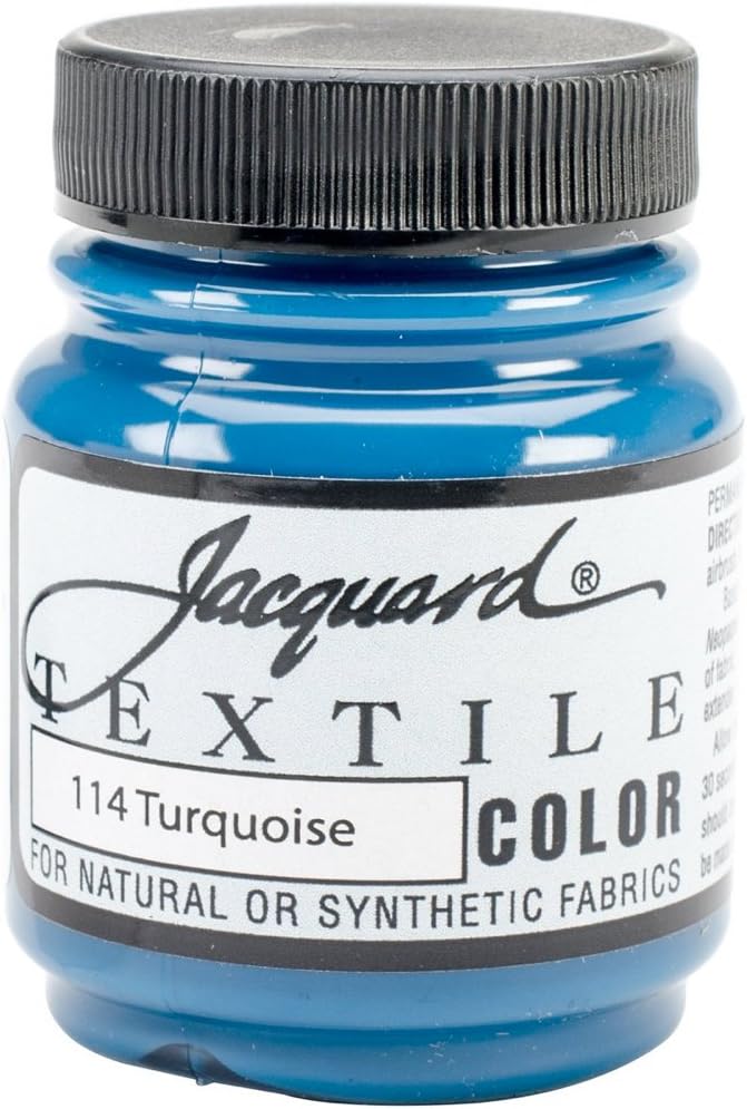 Jacquard Textile Paint 2.25 Oz Turquoise by Jacquard