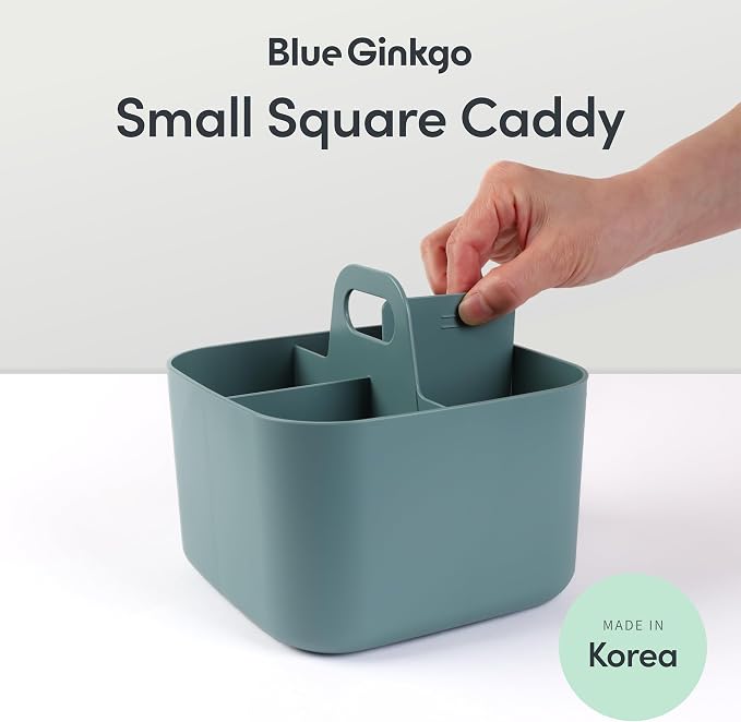 BLUE GINKGO Stackable Organizer Caddy, Made in Korea | Portable. Adjustable. - Image 2