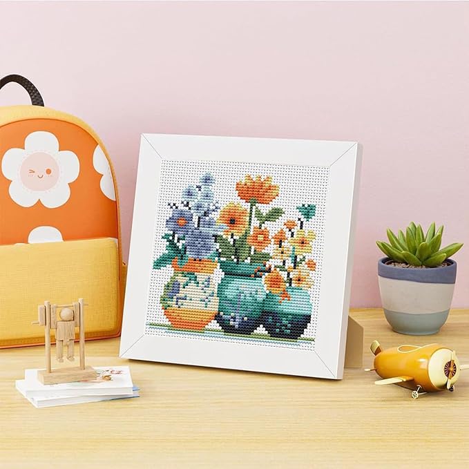 Tiwabb Flower Cross Stitch Kits - Image 2