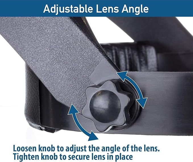 SE Illuminated Dual Lens Flip-in Head Magnifier, Head Magnifier, Tools - Image 6