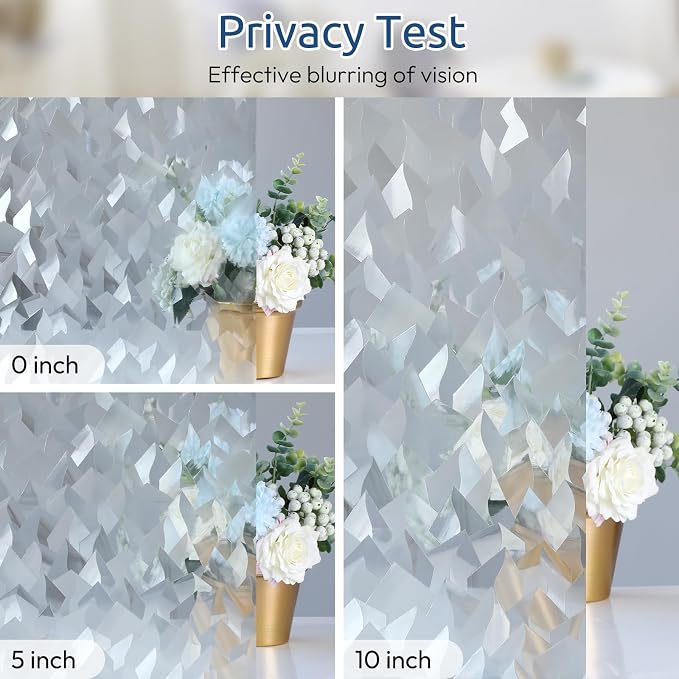 rabbitgoo Window Privacy Film, 3D Decorative Stained Glass Window Film - Image 9