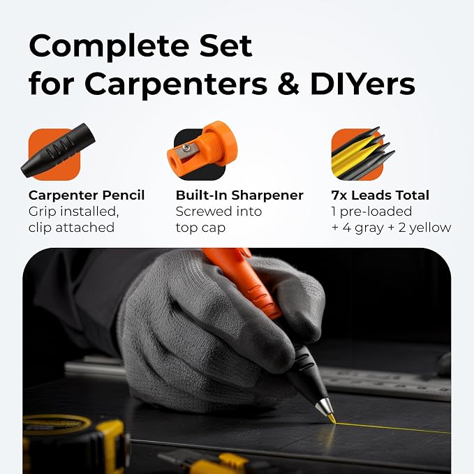 THORVALD New 3-in-1 Carpenter Pencils - Image 6
