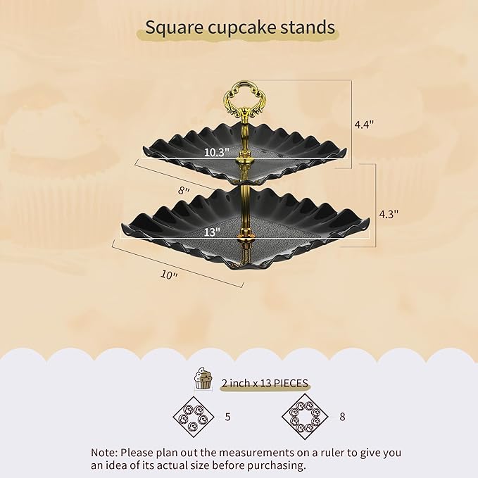 Pack of 11 NWK Cake Stand Set, - Image 3