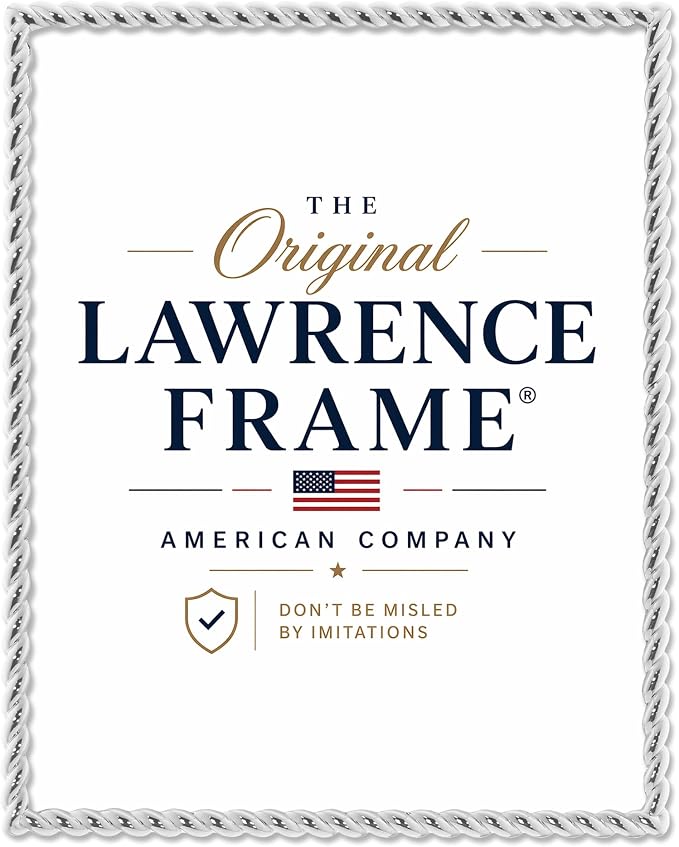 Lawrence Frames Silver Metal Rope 8x10 Matted - Image 2