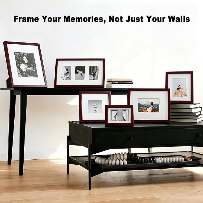 RPJC 4x6 inch Picture Frame Made of Solid Wood and High Definition Glass - Image 3