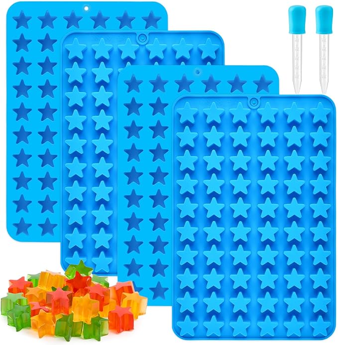 JOERSH Star Candy Molds, 240 Cavities, Non Stick, by JOERSH