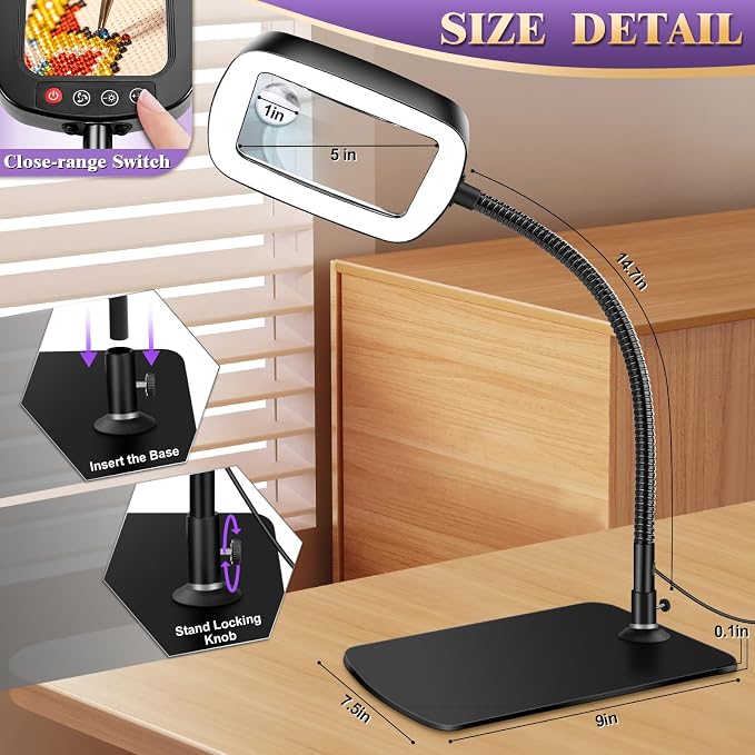 10X 30X Large Magnifying Glass - Image 7