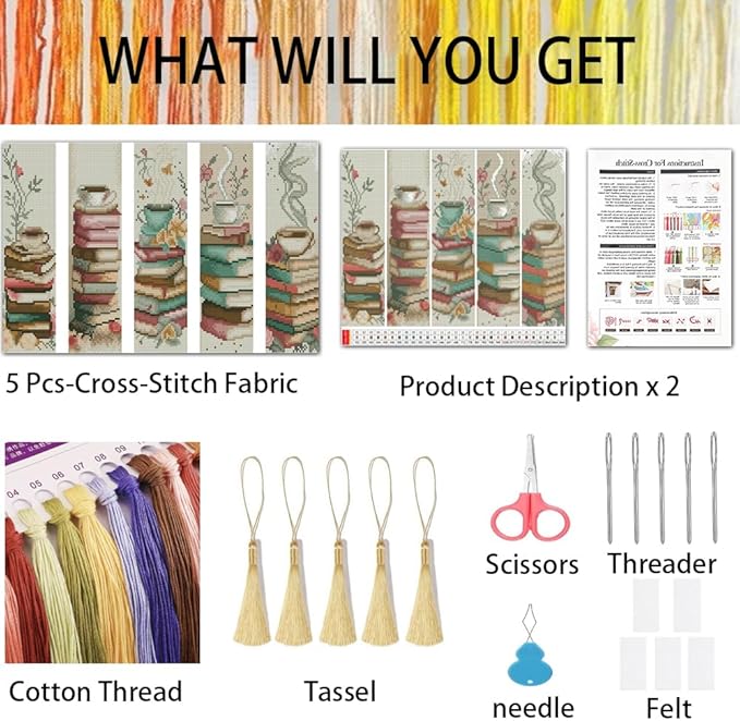 VIGEGU 5 Pack Cross Stitch Kits - Image 2