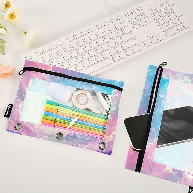 Princess Castle Pink Sky Pencil Pouch - Image 5
