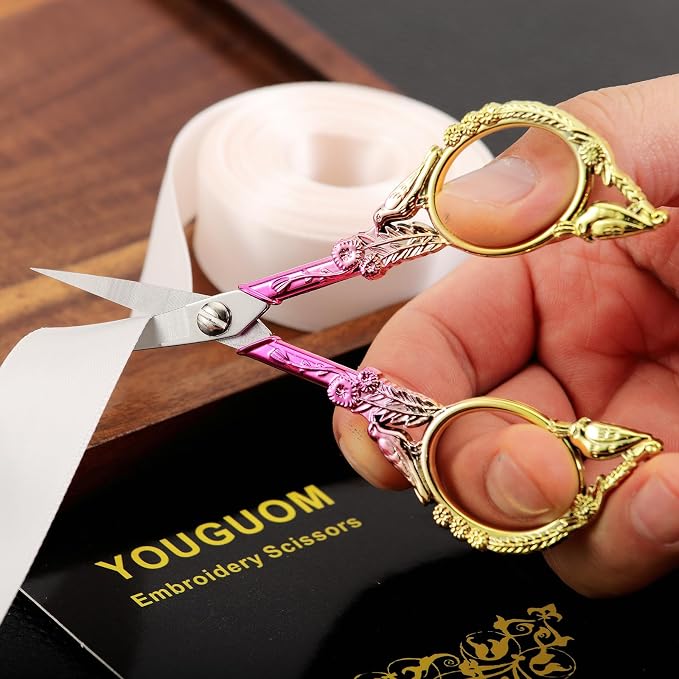YOUGUOM Sewing Embroidery Scissors – Small Precision Detail Scissor - Image 7