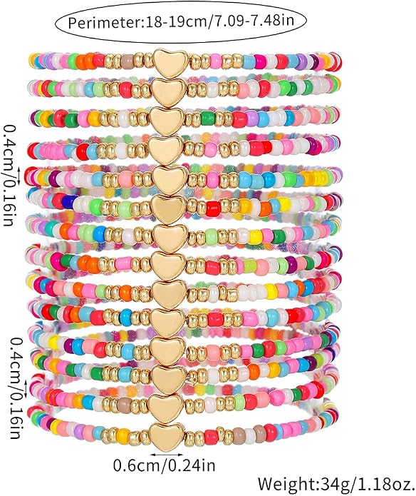 Friendship Bracelets Boho Stackable Bracelets - Image 4