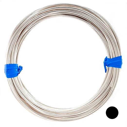 925 Sterling Silver Wire, 22 Gauge, Half Hard, 1FT by CRAFT WIRE | Sterling by CRAFTWIRE