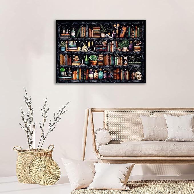 Bookshelf Stamped Cross Stitch Kits - Image 3