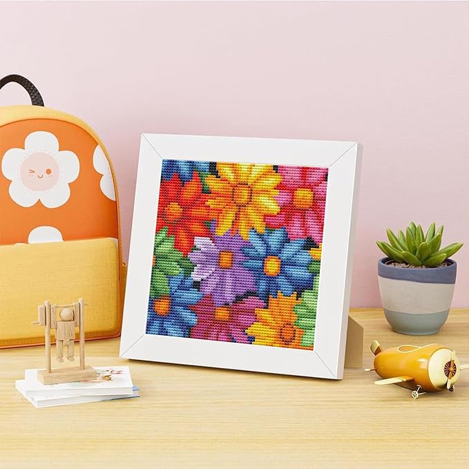Tiwabb Flower Cross Stitch Kits - Image 2