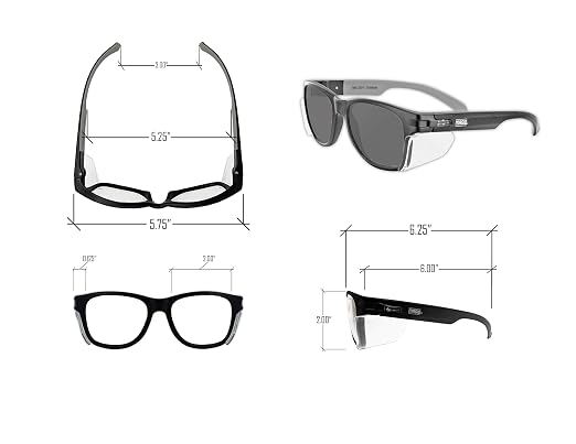MAGID Y50 Safety Glasses for Construction | Black Frame — 2 Pair Combo - Image 5