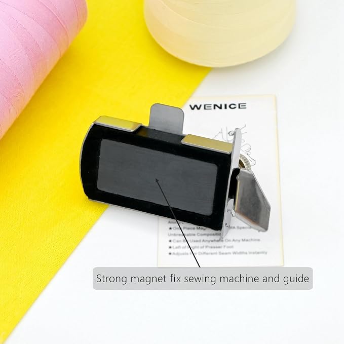 Magnetic Seam Guide for Sewing Machine, Guide Sewing Presser Foot, Seam Gauge - Image 5